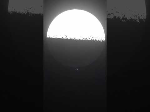 Spica disappeared behind the Moon #spica #moon #telescope #space