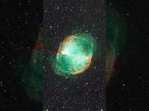 Dumbbell Nebula (M27) from an 11” telescope #m27 #dumbbellneba #space #telescope